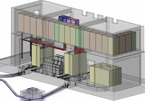 Electrical main feeders, UPS systems, and equipment hook-up