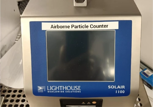 Particle counters for cleanroom monitoring