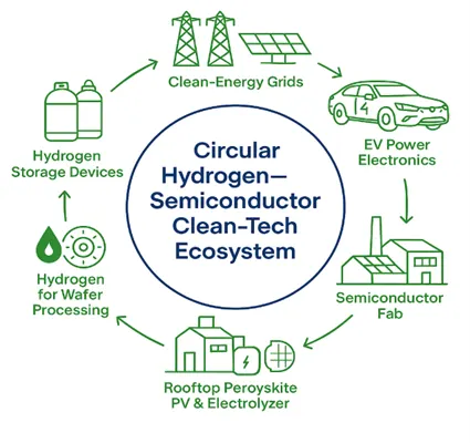 Circular Hydrogen-Semiconductor 